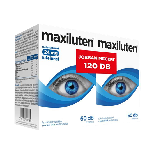 Maxiluten Lutein tabletta duopack (60+60)