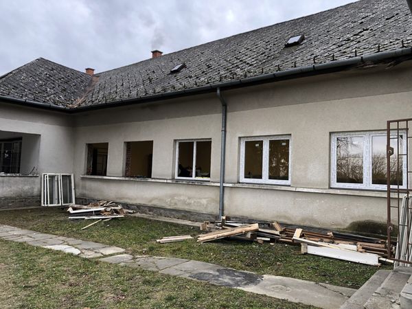 Esztergályhorváti művelődési ház felújítás kép