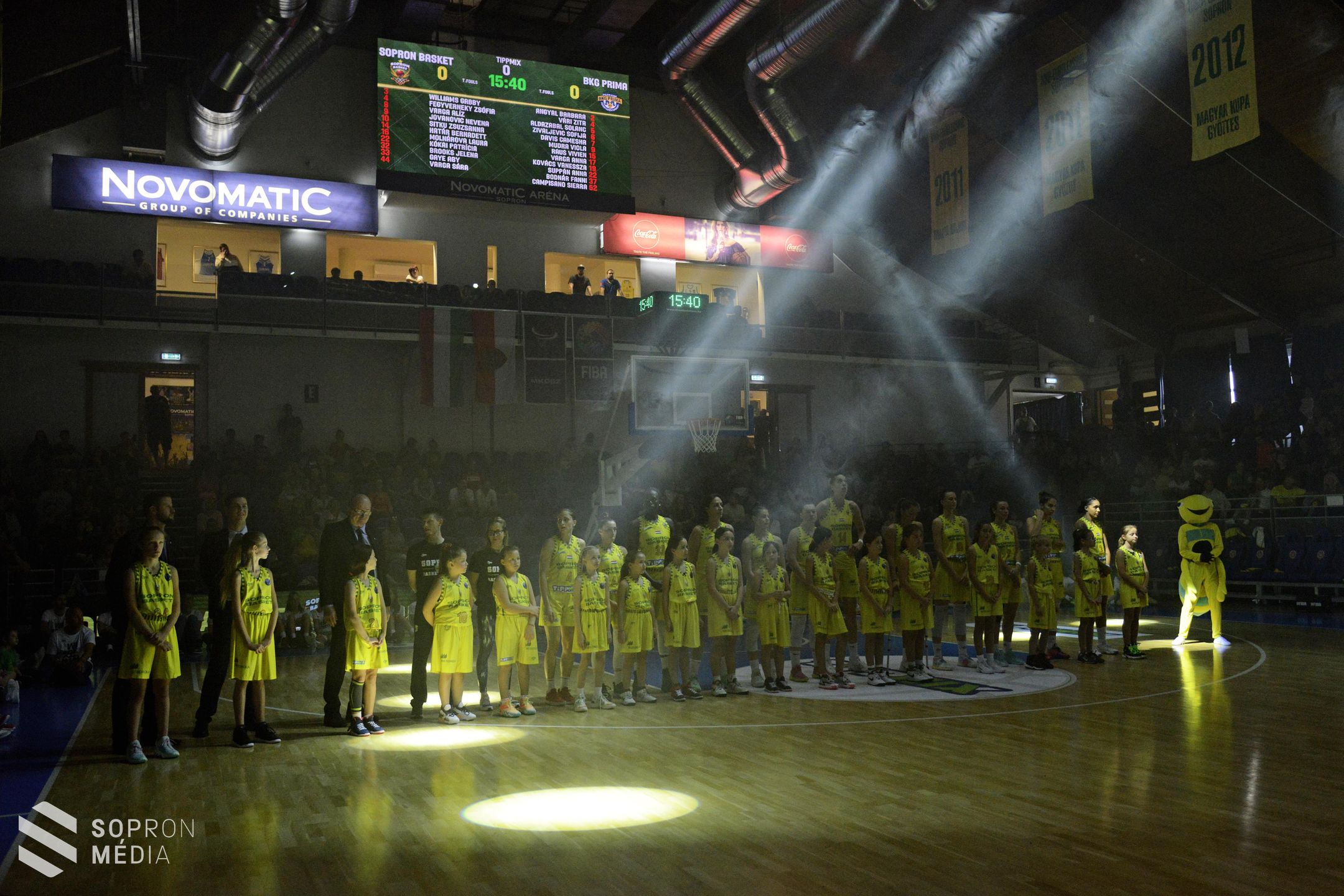 Ünnepélyesen nyitotta a szezont a Sopron Basket