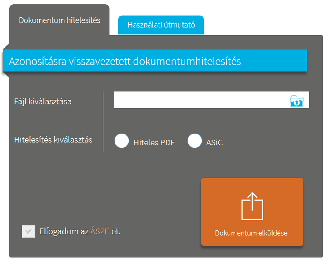 Az AVDH könnyen kezelhető felülete