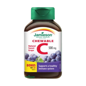 Jamieson C vitamin  500mg tabletta szőlő ízű (120x) termék kép