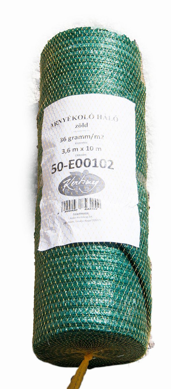 Árnyékolóháló raschel 3,6 x 10 m, Kertimag termék képe