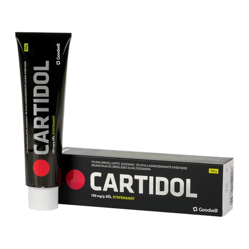 Cartidol 100 mg/g gél (1x100g al tubusban)