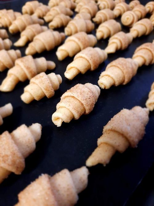 Kürtőskalács kifli