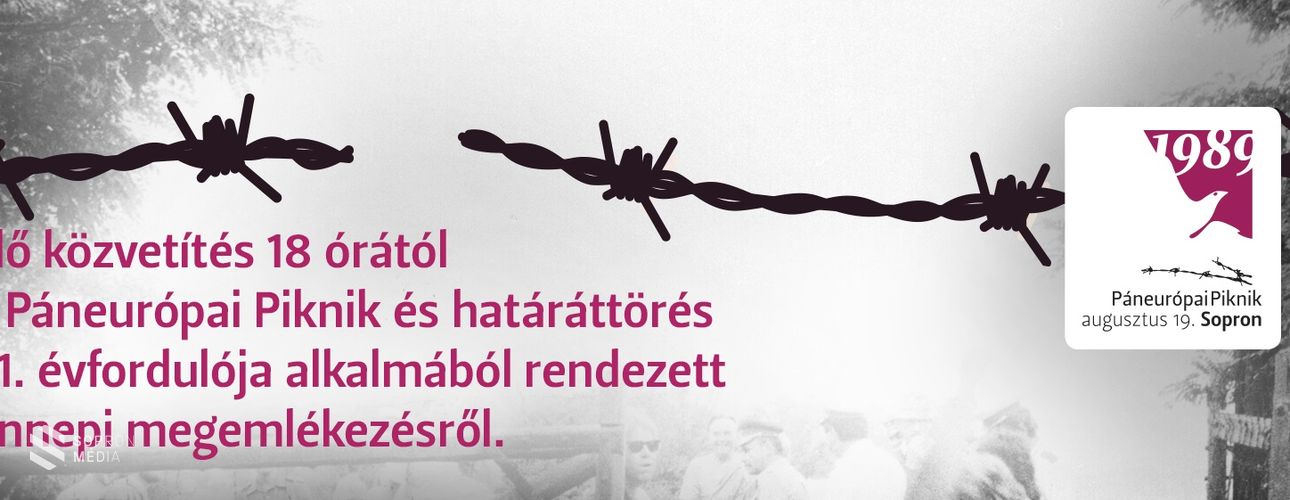 Élő közvetítés a Páneurópai Piknik és határáttörés 31. évfordulója alkalmából rendezett megemlékezésről. 