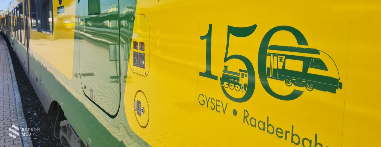 GYSEV150 – jubileumi logók kerültek a vasúttársaság járműveire
