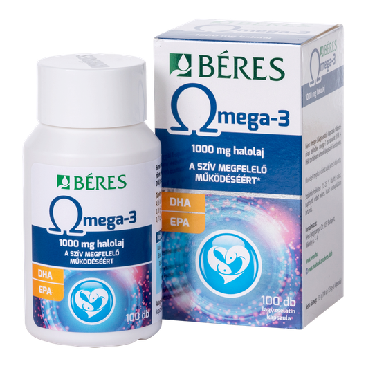 Béres Omega-3 étrkieg. lágyzsel. kapszula (100x)