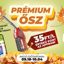 Prémium ősz a FullEnergy-nél: Tankolj és gyűjts literenként 35 Ft értékű pontokat az applikációval!