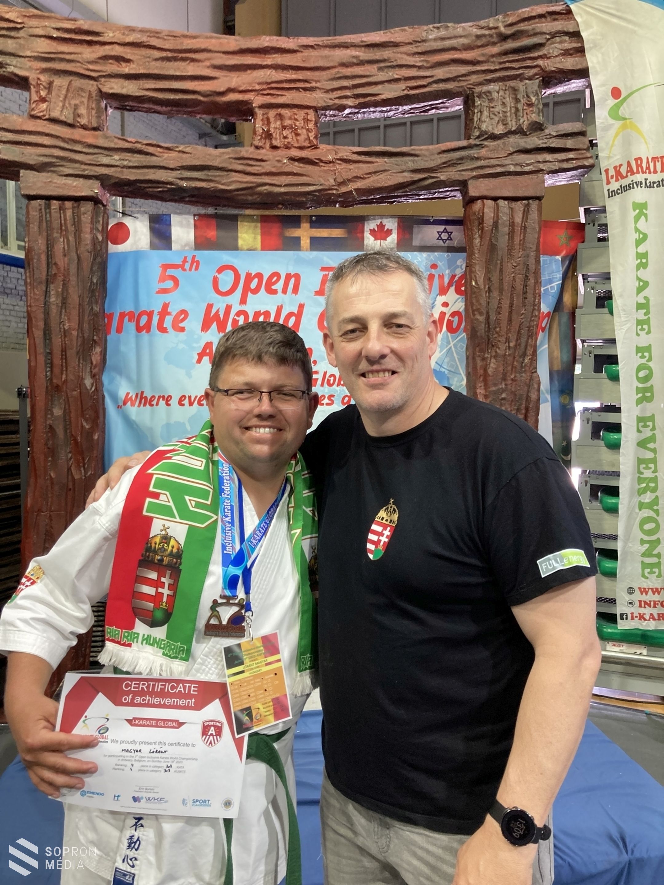 Castrumos parakaratés 4. helyezést ért el az iKarate Világkupán Antwerpenben