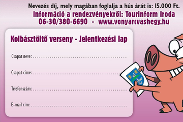 Vonyarcvashegyi Kolbászoló - Disznótoros és Kolbásztöltő verseny szolgáltatás képe