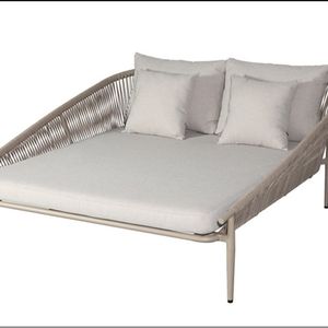 Santa Cruz Sonnenliege, Aluminiumgestell, Seilgeflecht beige 226.290 Ft