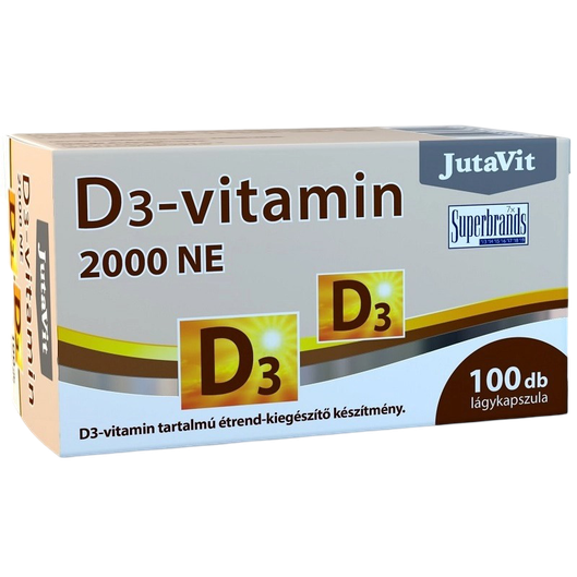 Jutavit D3-vitamin 2000NE kapszula (100x)