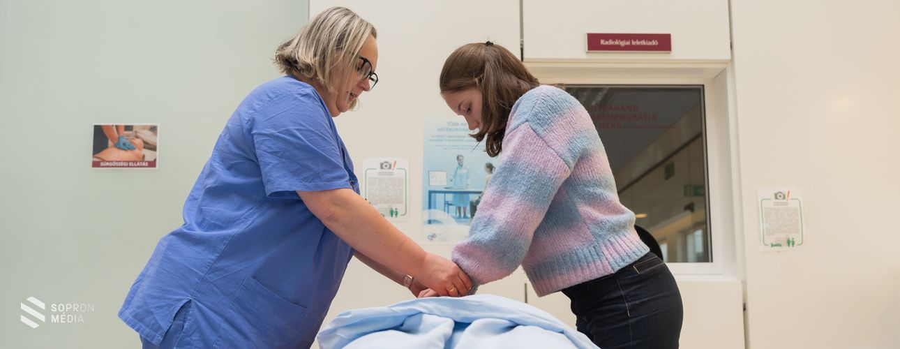 Az egészségügy világába kalauzolta el a diákokat a Soproni Gyógyközpont