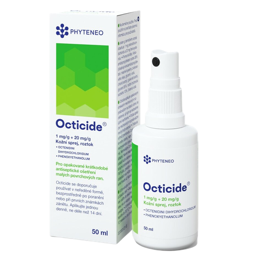 Octicide 1 mg/g + 20 mg/g külsőleges old. spray (250ml)