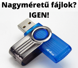 Nagyméretű fájlok másolása pendrive-ra