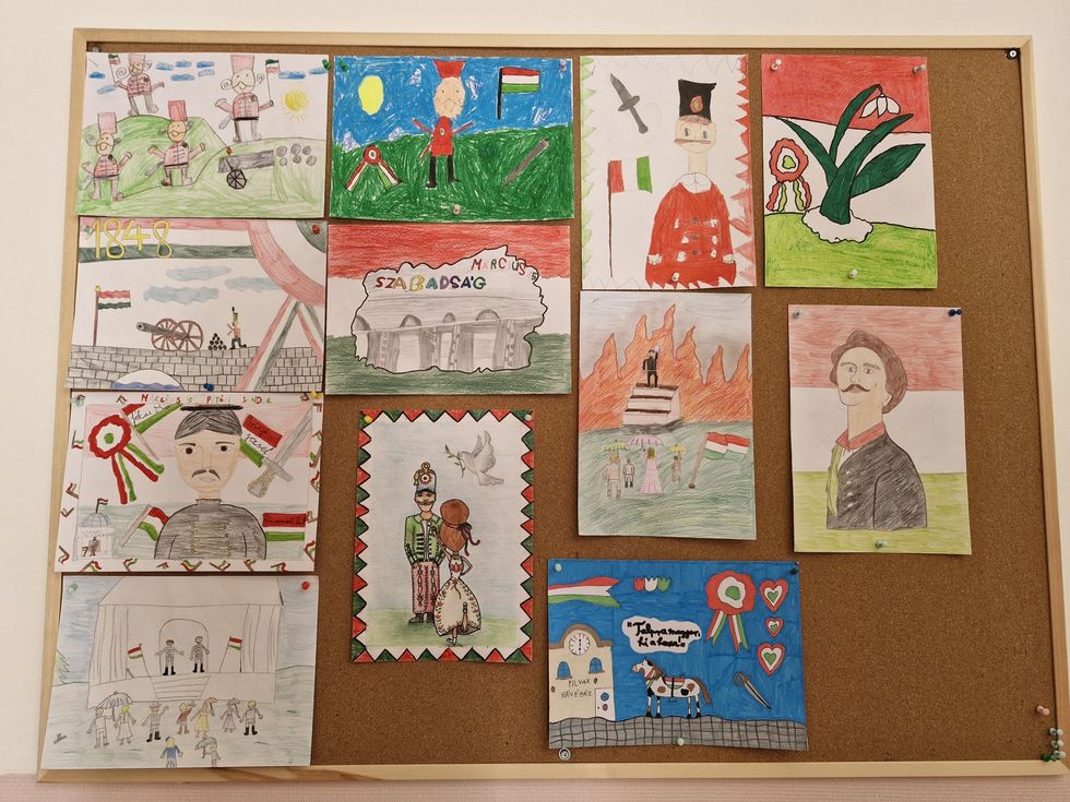 Házi rajzverseny: Márciusi Ifjak