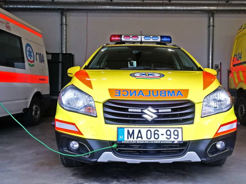 Komoly felújítás, és új kocsi a Soproni Mentőállomáson