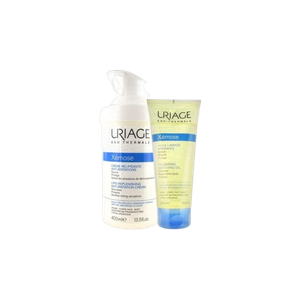 Uriage Xémose krém száraz/nagyon sz.+olajtusfürdő (400ml+200ml) termék kép