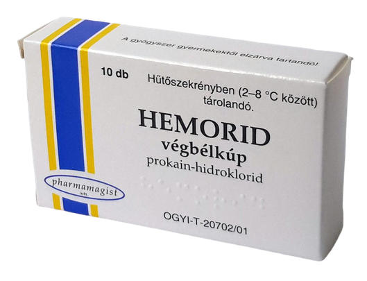 Hemorid végbélkúp (10x)