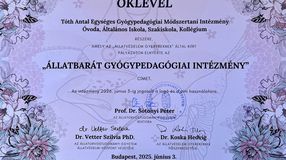 Elnyerte az "év állatvédő gyógypedagógiai intézménye 2025" címet a soproni Tóth Antal EGYMI