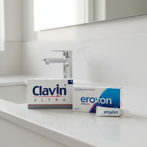 Clavin Ultra kapsz férfiaknak + Eroxon intim gél (3x + 4db) termék kép