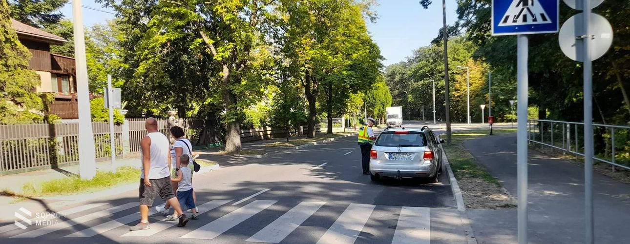 „Zebra akciót” tartottak Sopronban a rendőrök