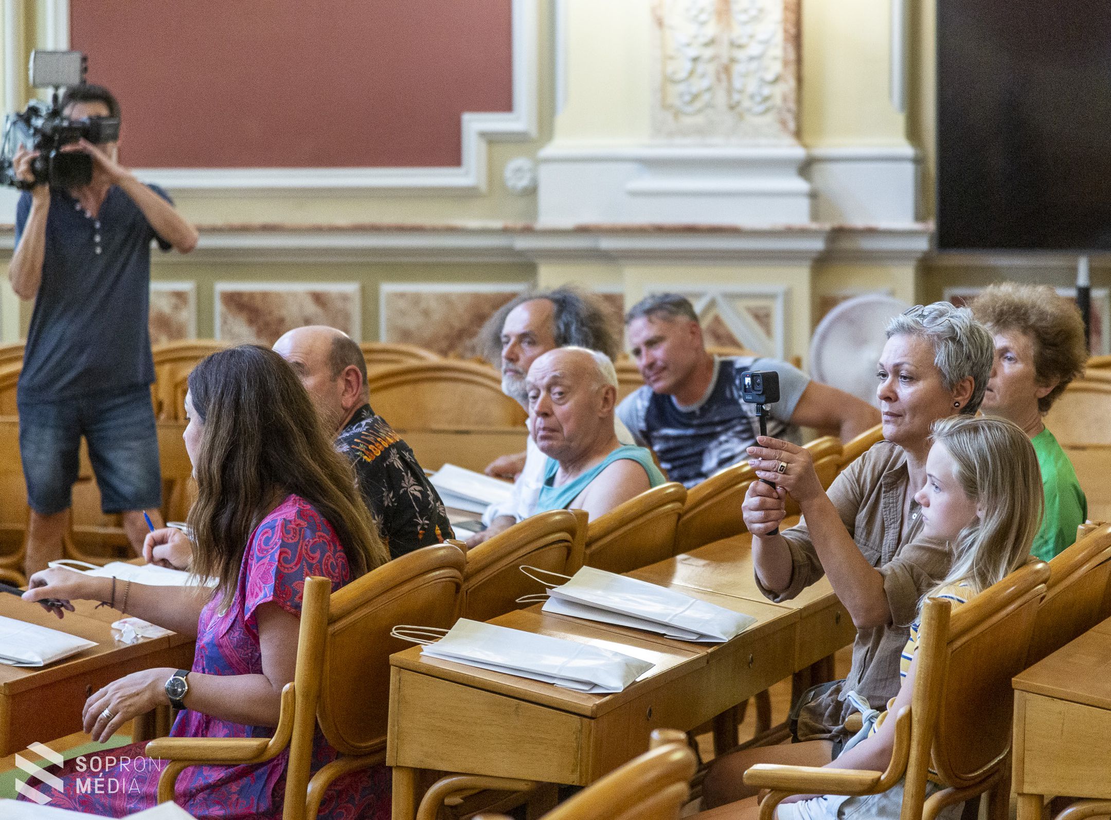 Litván újságírókat láttak vendégül a városházán