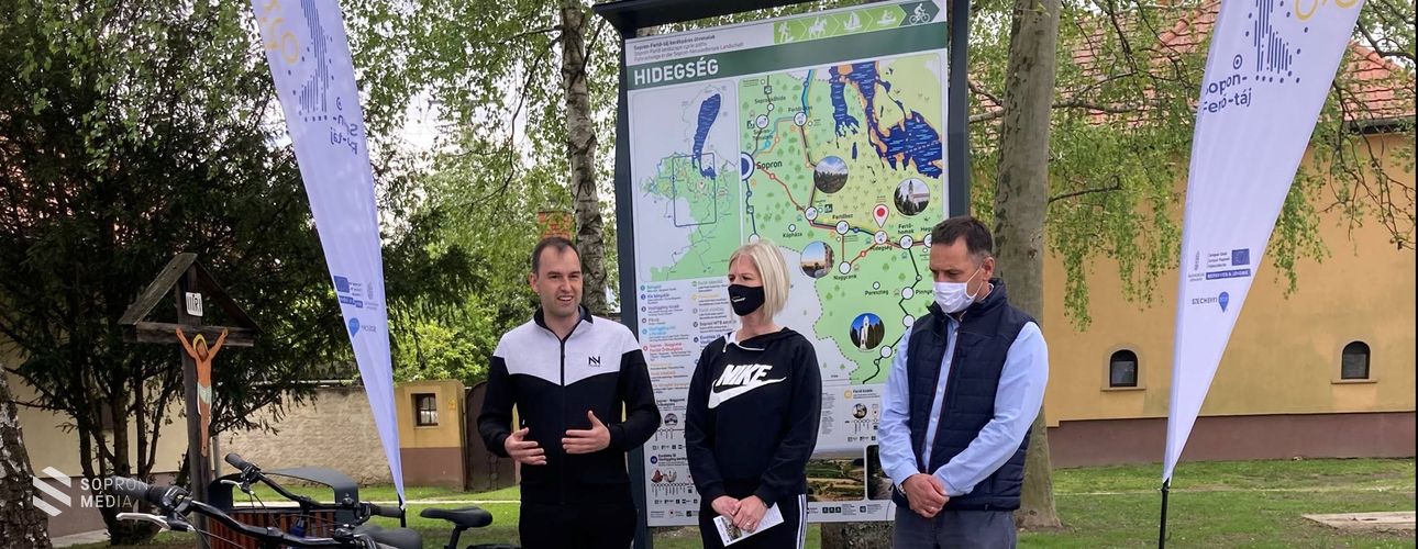 Tizenhét új kerékpáros pihenőhely várja a bicikliseket a Sopron-Fertő térségben