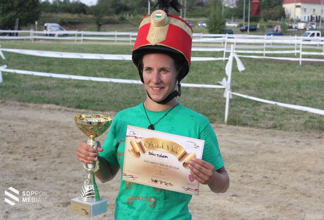 Bán Dóra a soproni futam győztese