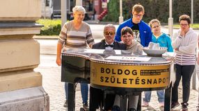 Speciális hangszer a város utcáin