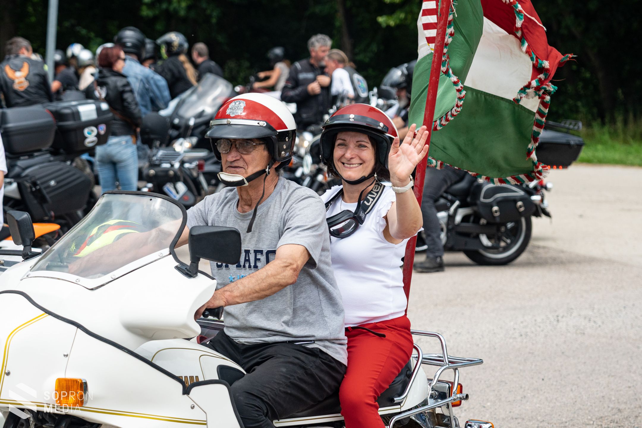 Idén is megrendezték a motoros istentisztelet Ágfalván