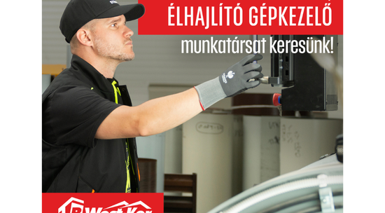 Beugrós élhajlító- lemezhasító gépkezelő