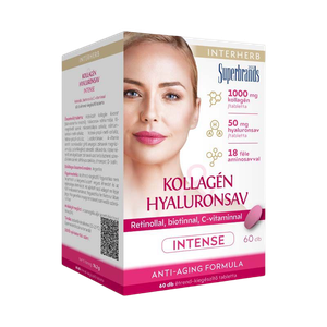 Interherb Kollagén & Hyaluronsav Intense tabletta (60x) termék kép