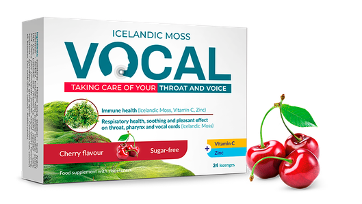 Vocal szopogató tabletta Cseresznye (24x)