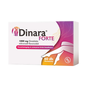 Dinara forte 1000 mg filmtabletta (60x buborékcsomagolásban) termék kép