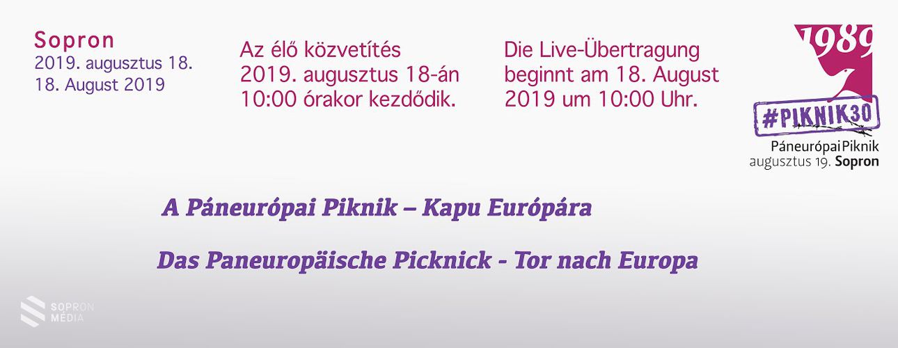 Páneurópai Piknik konferencia - ÉLŐ KÖZVETÍTÉS 