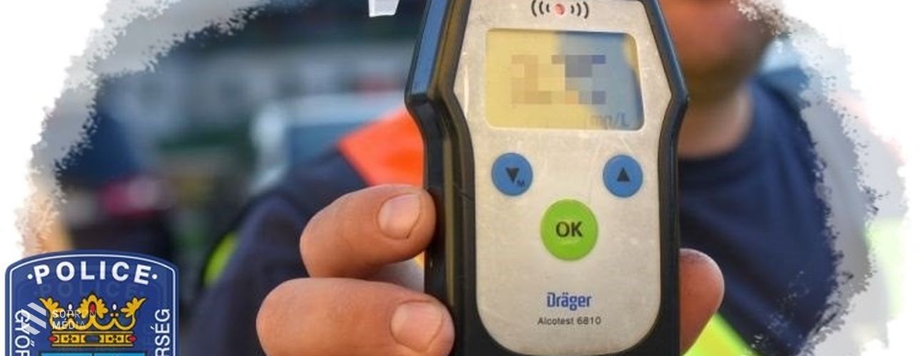 Alkoholszondás ellenőrzést végeztek a vármegyében a rendőrök