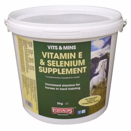 EQUIMINS VITAMIN E&SELENIUM SUPPLEMENT-E-vitamin, szelén és lizin kiegészítő por 3kg