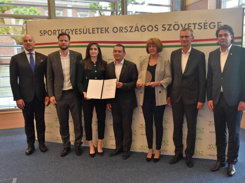 Rangos elismerést kapott a Sopron Basket a Sportegyesületek Országos Szövetségétől