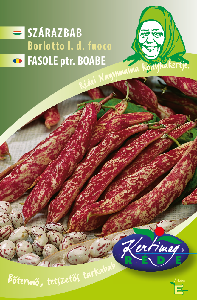 Étkezési tarkabab Lingua di Fuoco 50 g termék képe