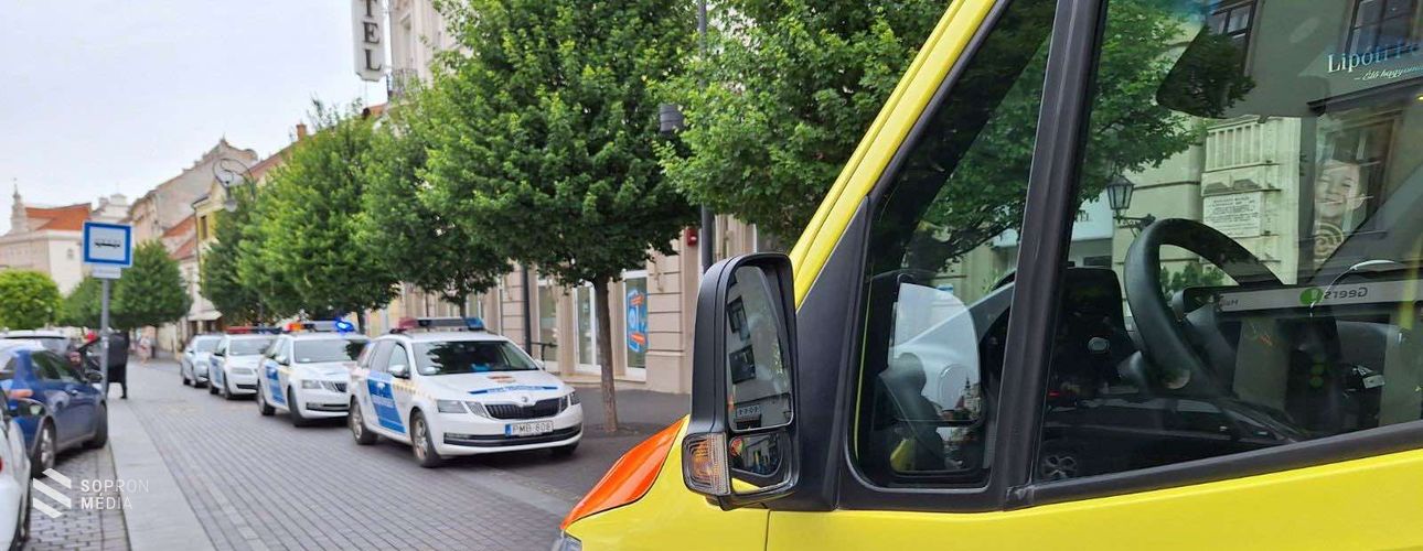 Rendőri intézkedés közben meghalt egy férfi Sopronban!