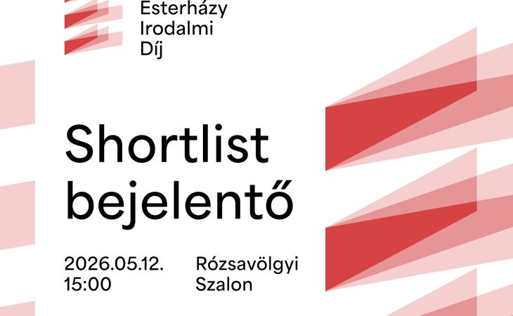 Shortlist bejelentő esemény a Rózsavölgyi Szalonban