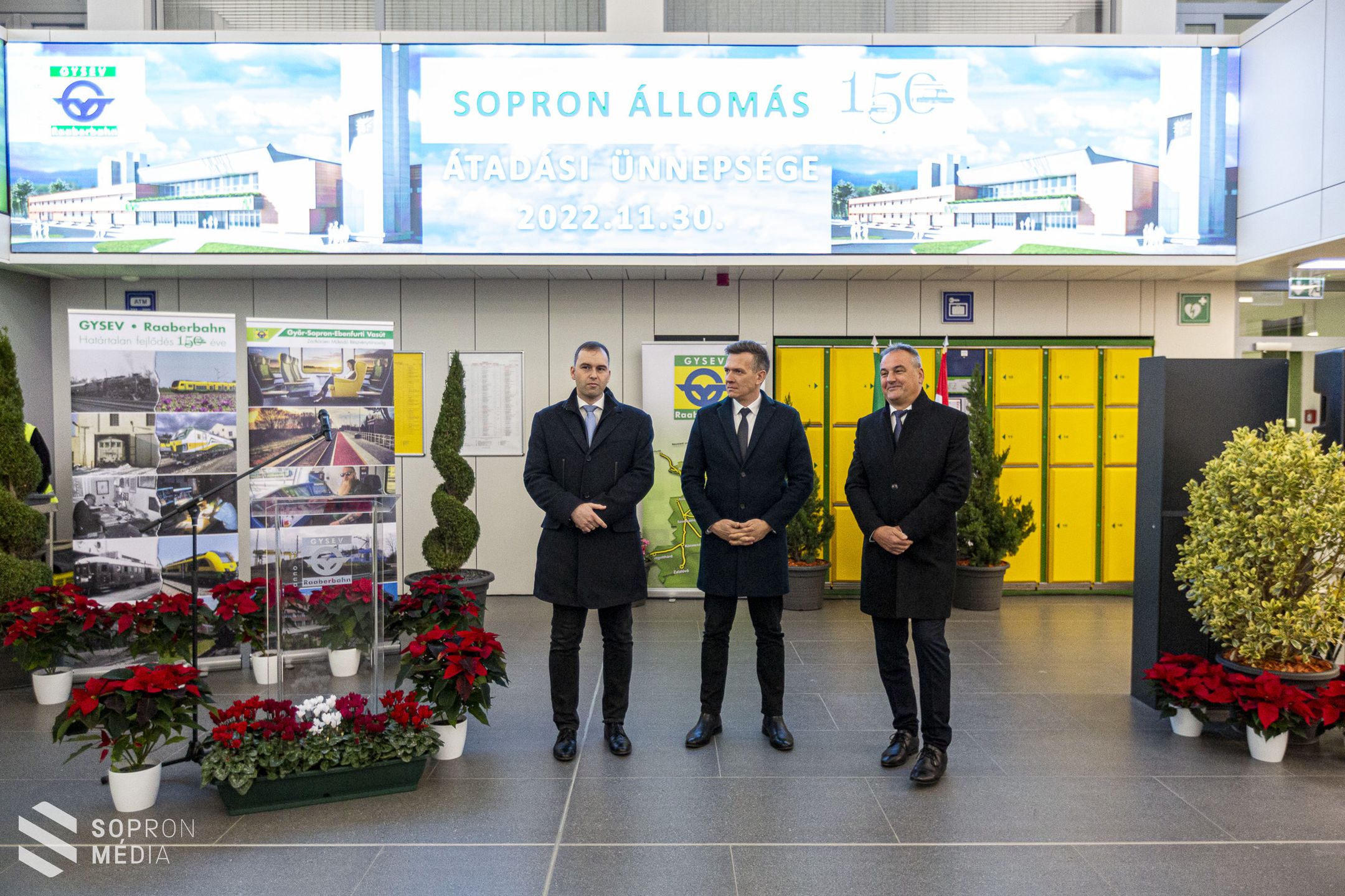 Elkészült a soproni vasútállomás felújítása