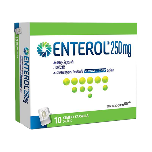 Enterol 250 mg kemény kapszula (10x bliszter)