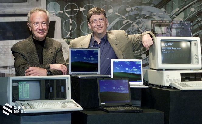 Andrew Grove és Bill Gates 2001-ben 