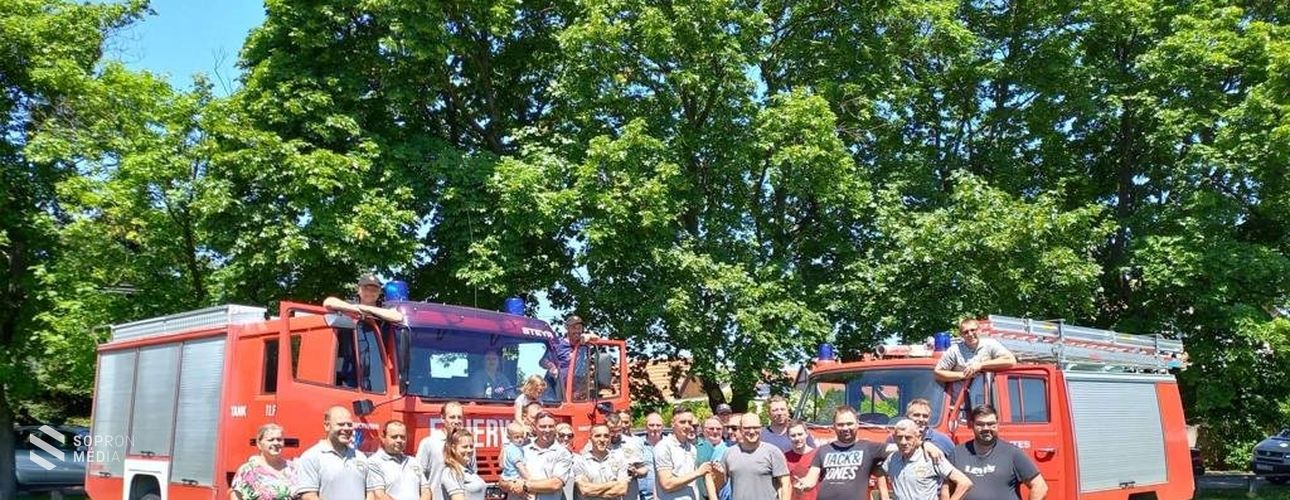 Új gépjárműfecskendőt vásárolt a lövői ÖTE