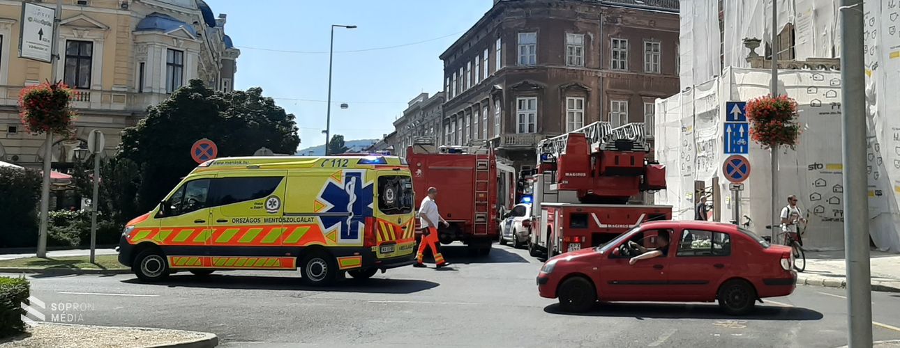 FRISSÍTETT! Tűzhelyen felejtett étel miatt vonultak ki nagy erőkkel a soproni tűzoltók