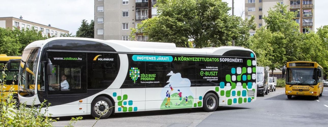 Sikeres volt a Zöld Busz Mintaprojekt Sopronban 
