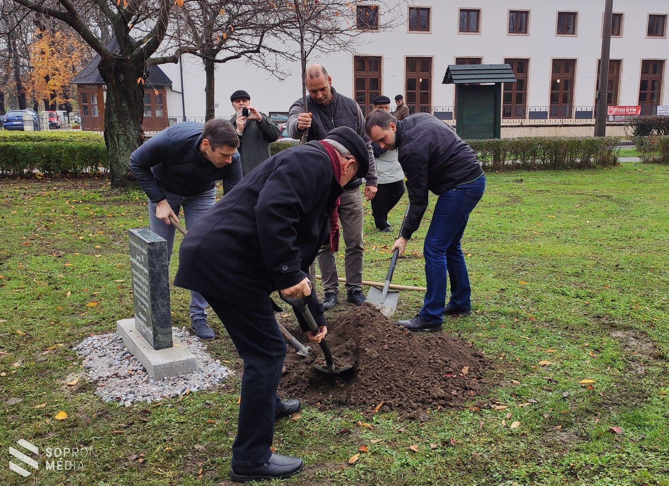 Fát ültettek Flandorffer Ignác emlékére