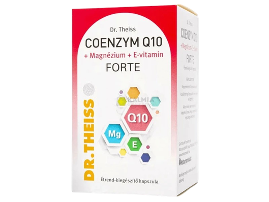 Dr.Theiss Q10 +Mg+E vitamin FORTE kapszula (60x)